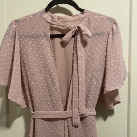 Mock neck long dress - Picture 2 of 4